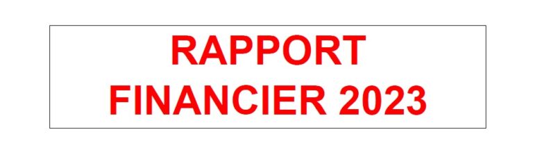 Rapport Financier 2023